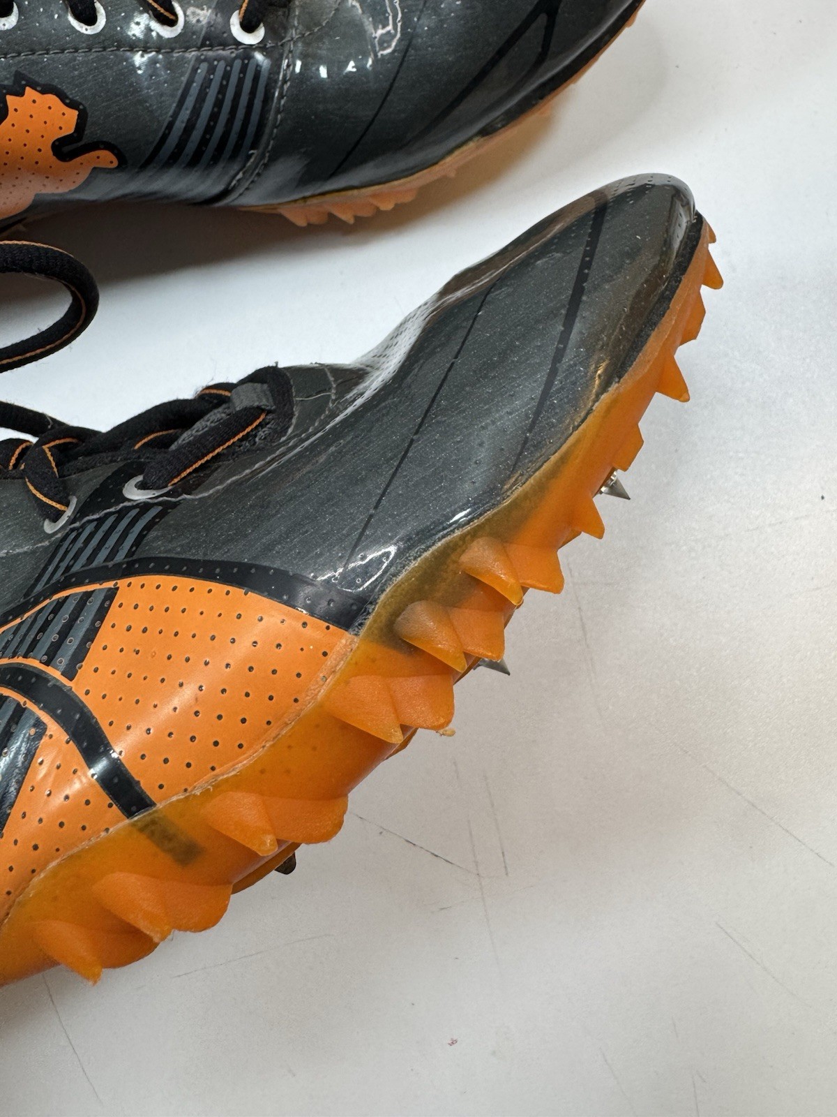 Puma Complete Running Spikes Men’s 11 Track & Field Cleats Orange Black thumbnail 14