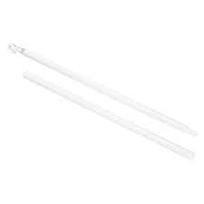 24" Blinds Wand Replacement Combinable Blinds Tilt Wand with Seal Hook White