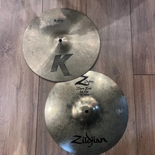 Zildjian K/Z 13” Hi Hat Cymbals #1277