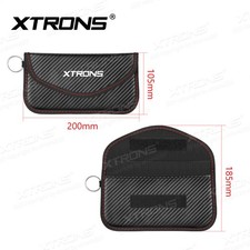 2x Car Key RFID Signal Blocker Faraday Signal Blocking Pouch Bag Anti-theft