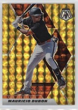 2021 Panini Mosaic Reactive Yellow Mosaic Prizm Mauricio Dubon #125 1n0
