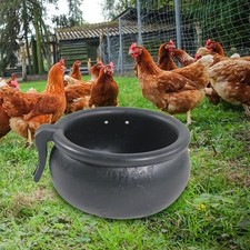 Feeder Pan Drinker for Chickens Livestock Portable Multifunction Easy to Install