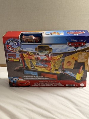 Mattel - Disney and Pixar Cars Color Changers Race Ready Car Wash Playset [New T