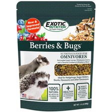 Berries  Bugs 3 lb. - All Natural High Protein High Fiber Insectivore Diet w...