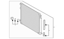 New Koyoair Ac Condenser-fits Avalon Camry Rav4- Part 884a006020 New Koyoair Ac Condenser-fits Avalon Camry Rav4- Part 884a006020