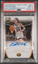 2024 Bowman U Now Caitlin Clark Collegiate Campaign Auto /22 PSA 9 Auto 10 (417)