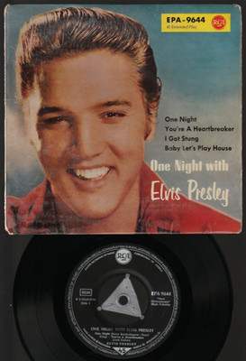   EP 1959 Elvis Presley BABY LET´S PLAY HOUSE +3 German RCA EPA 9644 s5 TRI EX  