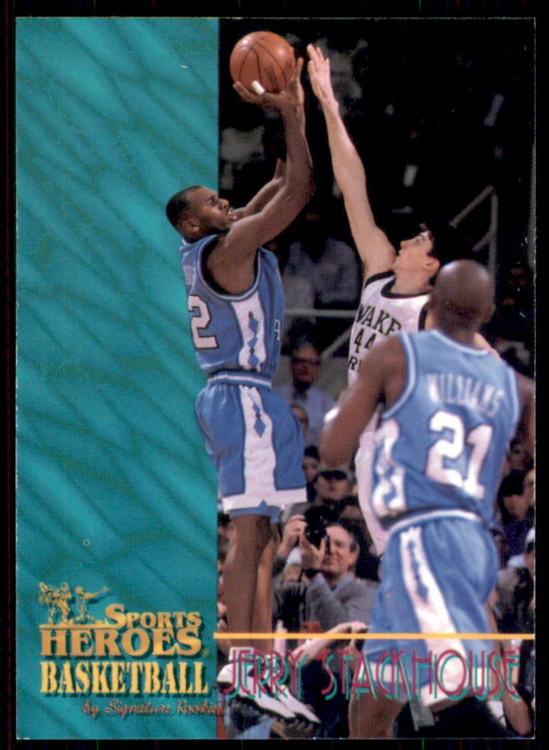 1996-97 Signautre Rookies Basketball Sports Heroes Jerry Stackhouse Philadelphia