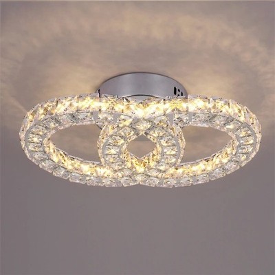 Crystal Led Ceiling Light Living Room Decorate Modern Chandelier Indoor Lighting
