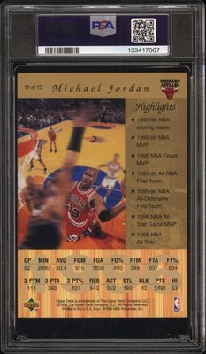 1998 Upper Deck Gatorade Michael Jordan - Michael Jordan #11 for