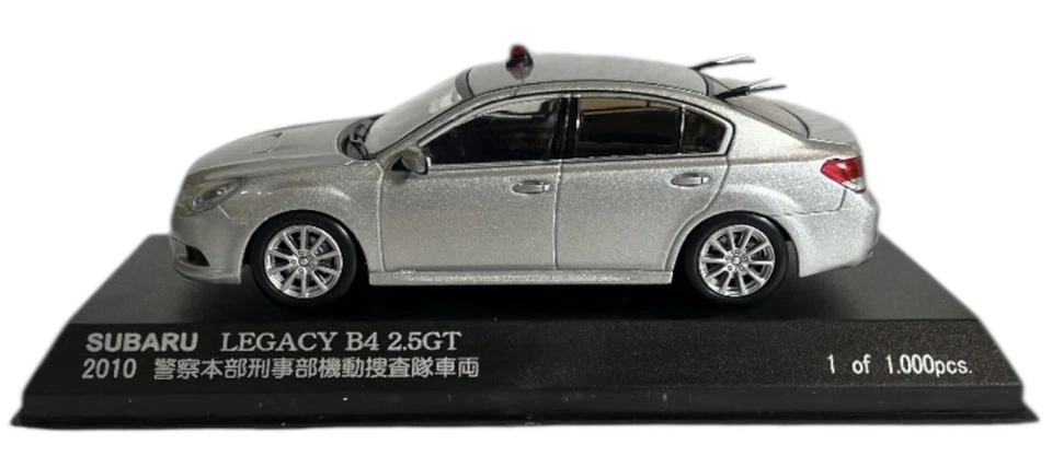 Raí’s 1/43 Subaru Legacy 2010 B4 2.5 GT Police Car #H7431010 - Image 2 of 4