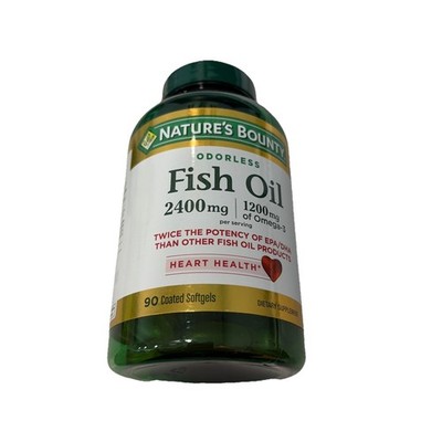 Nature's Bounty Fish Oil 2400mg  EXP.5/26 