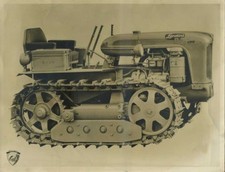 FOTOGRAFIA ORIGINALE TRATTORE LANDINI C 25 CINGOLATO EDIZIONE SPECIALE (A18bis)