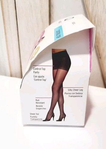 Piernas Silken Mist Sedoso Transparente Control de Pierna Superior Resistente a Correr DESNUDO Talla Q - Imagen 2 de 3