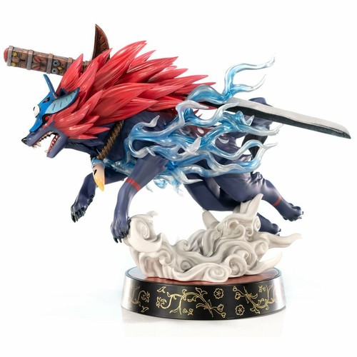 OKAMI Amaterasu Wolfsform SONDEREDITION bemalte Statue NEU versiegelt - Bild 4 von 10