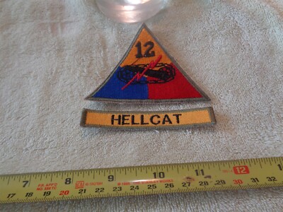12th Armored Division Color Patches (BOX#''A'')