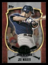 2015 Topps #FHR-29 Joe Mauer First Home Run (Series One)