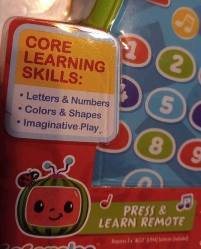 TOTALMENTE NUEVO JUGUETE COCOMELON PRENSA Y APRENDE A DISTANCIA - ¡APRENDE COLORES Y NÚMEROS DE ABC'S 123! - Imagen 4 de 7