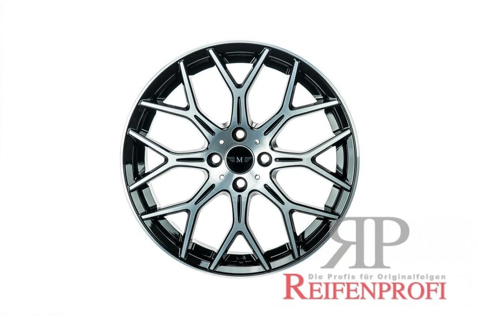 Mansory N.80 Smart Brabus 17 Zoll Felgen VA:7x17ET35 HA:7,5x17ET42 Black Diamond - Bild 2 von 3