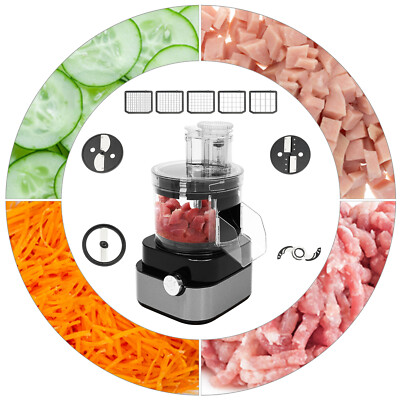 4 Discs Commercial Electric Vegetable Cutter Food Processor Vegetable Processor~