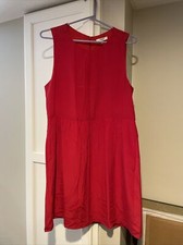 NWT Madewell J Crew Red A-line Dress Womens Size 12
