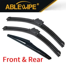 ABLEWIPE 26"20"12" Front and Rear Wiper Blades Fit for 2023-2021 Toyota Sienna
