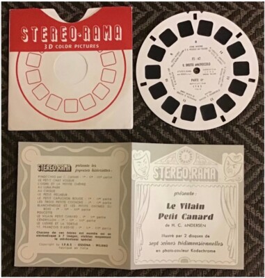 THE UGLY DUCKLING PART II,RARE VIEW MASTER REEL.FS42.+ BOOKLET.TOP
