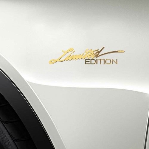 2x Edición Limitada Logotipo Coche Emblema Insignia Metal Adhesivo Calcomanía Accesorios Dorado - Imagen 8 de 10