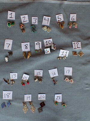 More Vintage Clip-on Earring Selection!