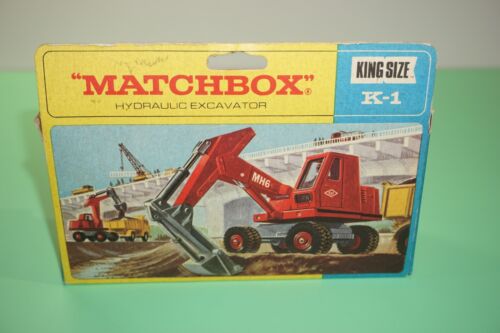 Matchbox king Size K-1 Hydraulic Excavator Boxed - Picture 4 of 8