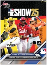 QTY 10 UNSEARCHED - 2025 MLB The Show Cover Topps NOW #OS-17 CHANCE AT 1/1 GOLD