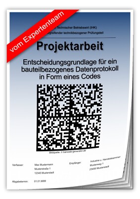 Projektarbeit Technischer Betriebswirt TBW & Präsentation IHK Code