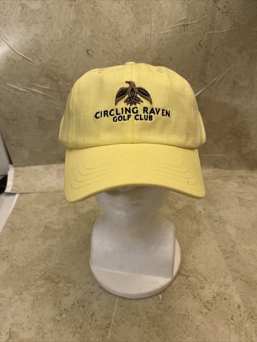Baseballmütze Kappe Circling Raven Golfschläger gelb gesticktes Logo Größe S/M - Bild 9 von 10