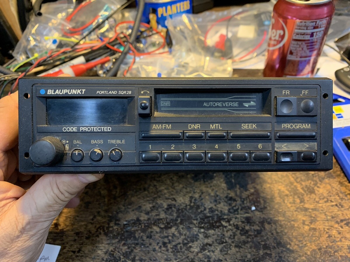 Vintage ('88) BLAUPUNKT Portland SQR 28 Car Radio Out Of My BMW