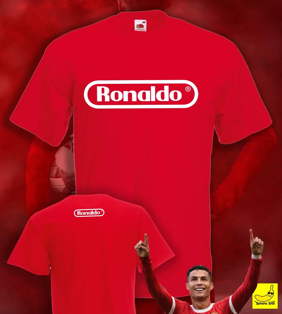 retro man utd ronaldo shirt