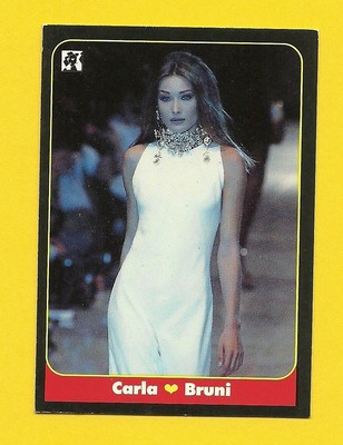 Carla Bruni  - Italian Movie Film Pop Model Card