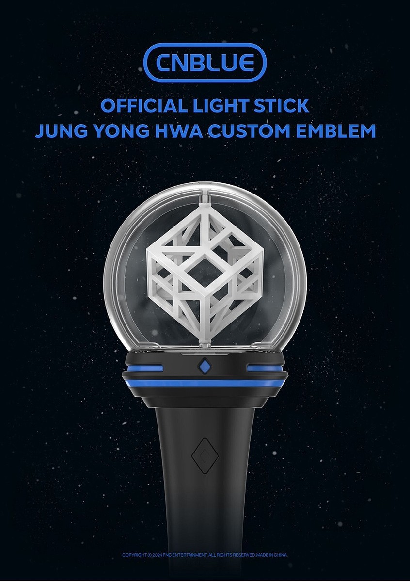 CNBLUE JUNG YONG HWA OFFICIAL LIGHT STICK CUSTOM EMBLEM/Karte