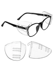 UNCO- Safety Side Shields for Glasses, 2/4/6/10 pcs, Safety Glasses Side Shie...