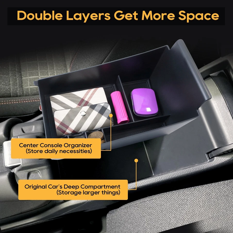 RUIYA Car Center Console Storage Box Organizer Tray Box For 2023-2025 Honda HR-V - Изображение 3 из 4