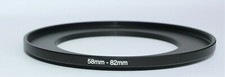 New 58mm For 82mm 58-82mm Metal Step Ring Filter Adapter