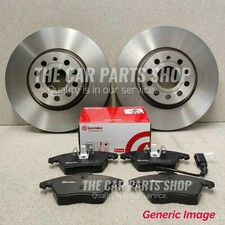 FOR BMW 420d F36 FRONT BRAKE DISCS 312MM AND BREMBO PADS & SENSOR