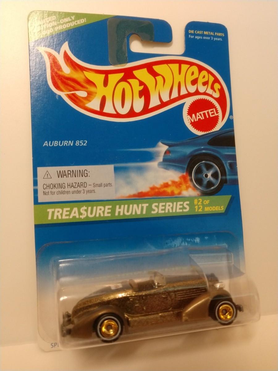 Hot Wheels 1996 Treasure Hunt Series AUBURN 852 Real Riders #2 of