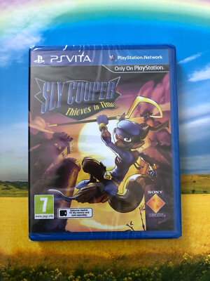 Sly Cooper Thieves In Time Playstation PS Vita Spiel Neu und Sealed.