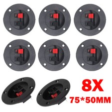 8PC Screw In Terminal Cup For Car Audio Stereo Speaker Box Cabinet Enclosure NEW