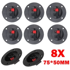 8PC Screw In Terminal Cup For Car Audio Stereo Speaker Box Cabinet Enclosure NEW