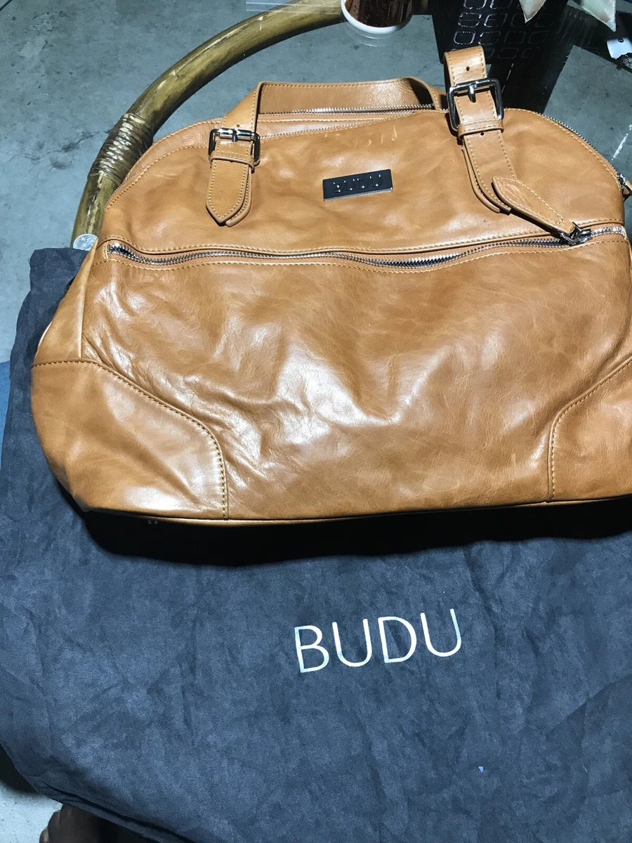 Tan leather nappy bag cheap