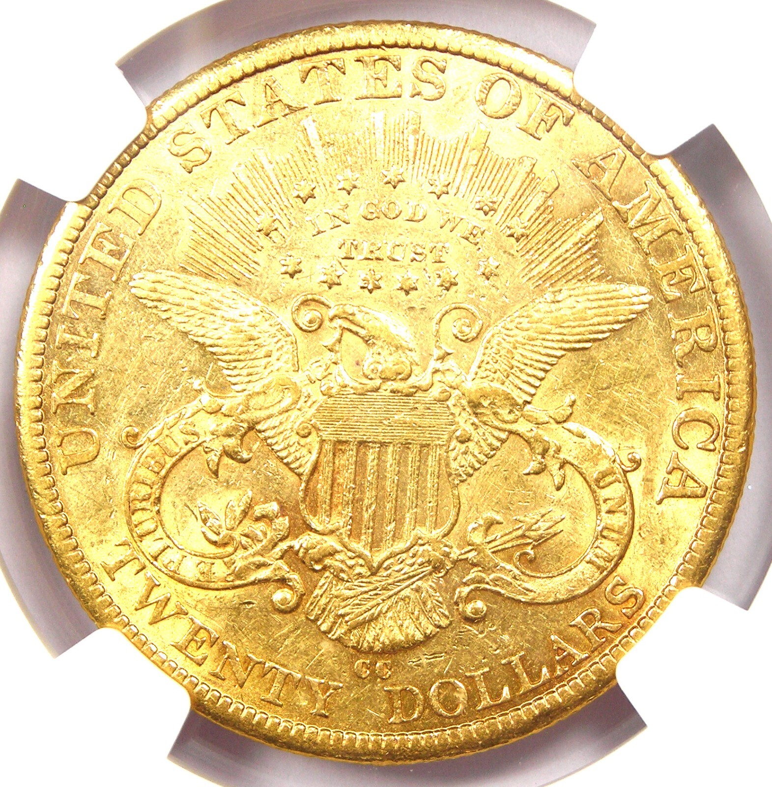 1883CC Liberty Gold Double Eagle 20 Carson City Coin Certified NGC