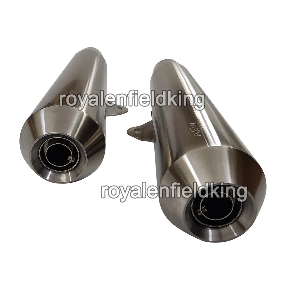 Adapté Pour Royal Enfield Gt & Intercepteur 650 Ss AEW Te 103 Sortie Silencieux - Photo 3/4