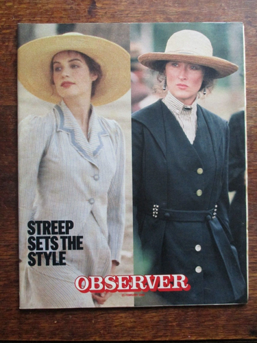 Meryl Streep CROSSROADS S Africa John Cleese OBSERVER Magazine 23 February 1986