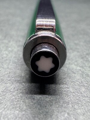 MONTBLANC No.5200 Traveller Green Moss Pusher-Knock '80s Vintage